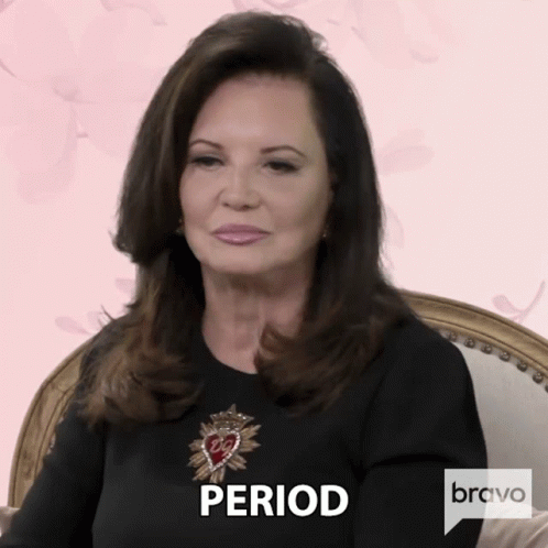 Period Southern Charm GIF - Period Southern Charm End Of Story GIFs