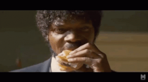 Tasty Burger Pulp Fiction GIF - Tasty Burger Pulp Fiction Eat GIFs