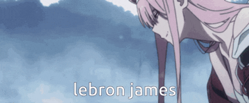 a picture of a girl with the words lebron james written on it
