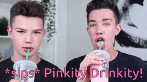 Pink Drinking GIF - Pink Drinking Tea GIFs