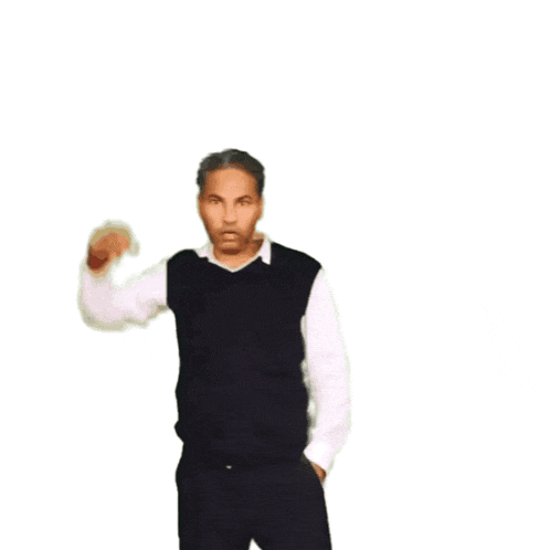 a man holds his fist in the air with the word protest written above him