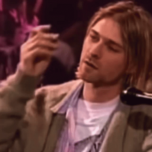 Kurt Cobain Nirvana GIF - Kurt Cobain Nirvana Shut Up GIFs