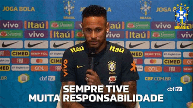 Sempre Tive Muita Responsabilidade Neymar GIF - Sempre Tive Muita Responsabilidade Neymar Cbf GIFs