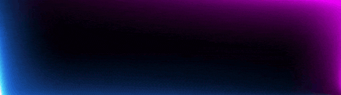 a pink and purple banner with the word an on a black background .