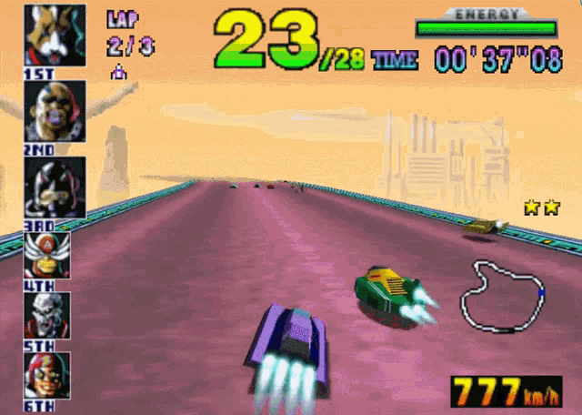 a video game with the number 23 on the top right