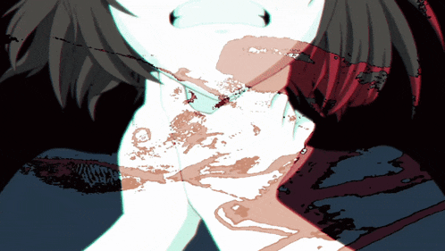 a close up of a person 's neck with blood coming out of it