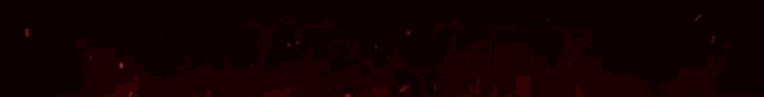 a red lightning bolt is coming out of a red background .