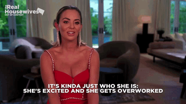 a woman says it 's kinda just who she is
