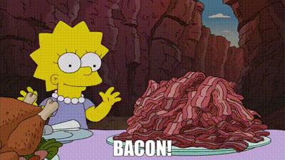 Bacon Lisa Simpson GIF