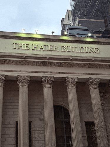 the hater building is a very old building