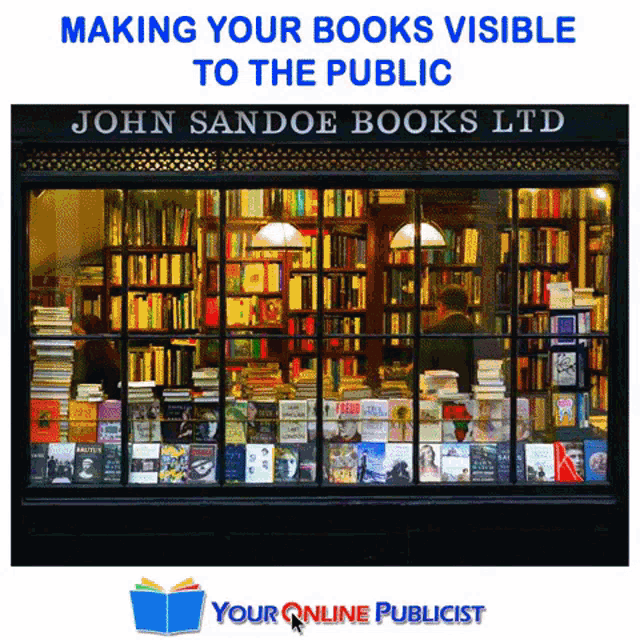 a book store called john sandoe books ltd has a display of books