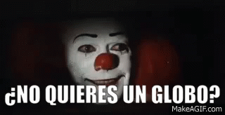Eso Payaso Globo GIF - It Clown Balloon GIFs