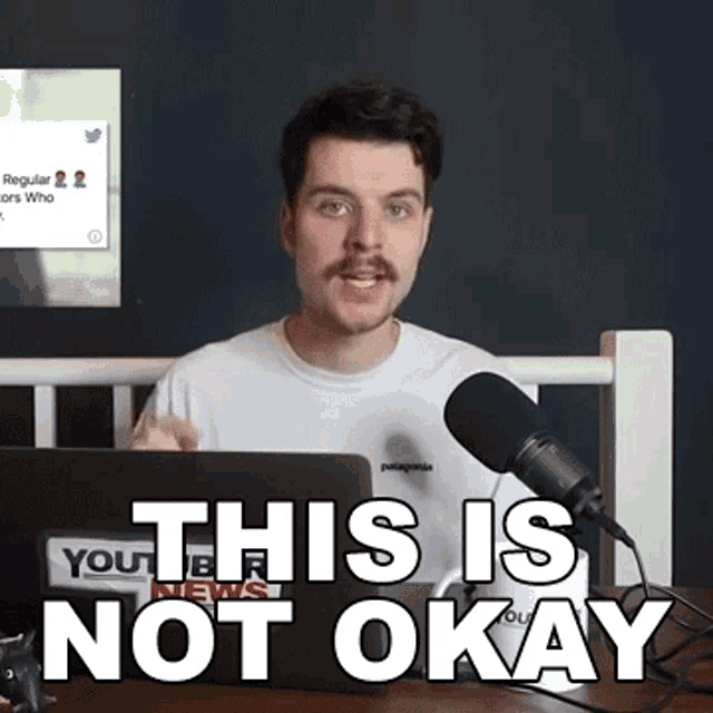 This Is Not Okay Benedict Townsend GIF - This Is Not Okay Benedict Townsend Youtuber News GIFs