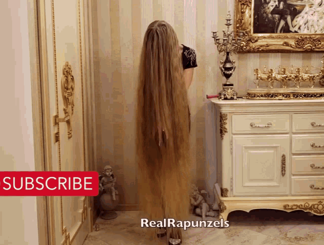 Realrapunzels Floor Length Hair GIF - Realrapunzels Floor Length Hair GIFs