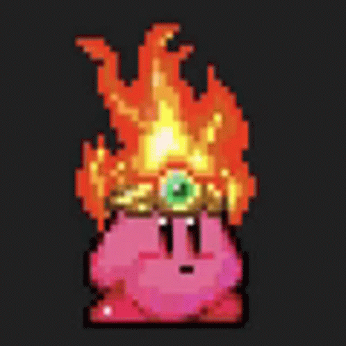 Kirby Fire GIF - Kirby Fire GIFs