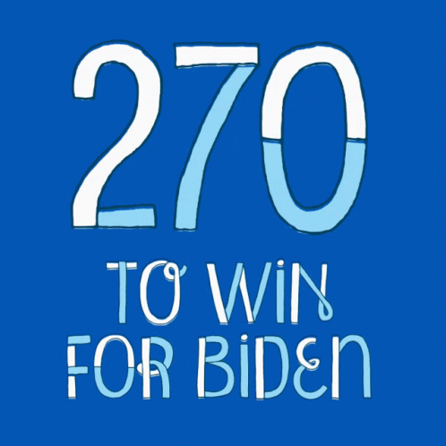 270to Win For Biden Electoral Votes GIF