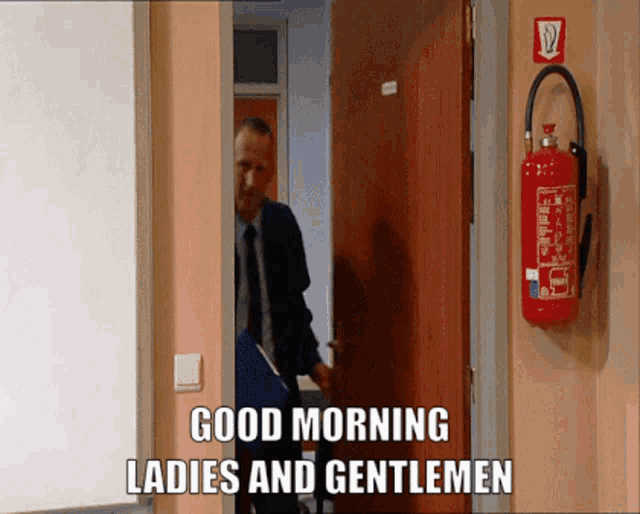 Good Morning Ladies And Gentlemen GIF - Good Morning Ladies And Gentlemen Warre Borgmans GIFs