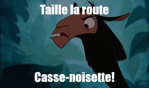 Taille La Route Casse Noisette GIF - Taille La Route Casse Noisette Kuzco GIFs
