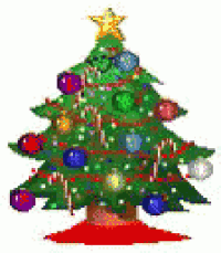 a christmas tree with a star on top of it
