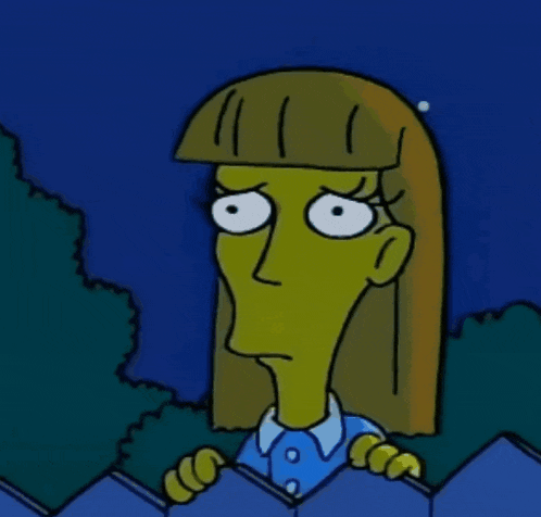 a cartoon character is crying and covering her eyes