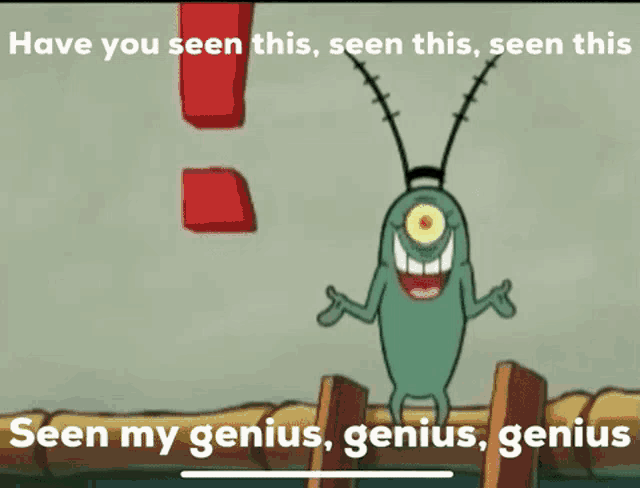 a picture of a cartoon character with the words " have you seen this seen this seen this "