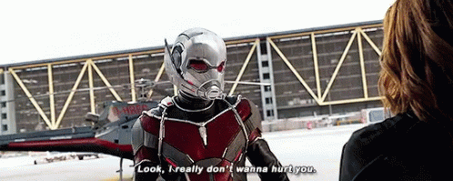 Dont Want To Hurt You Antman GIF - Dont Want To Hurt You Antman Scott Lang GIFs
