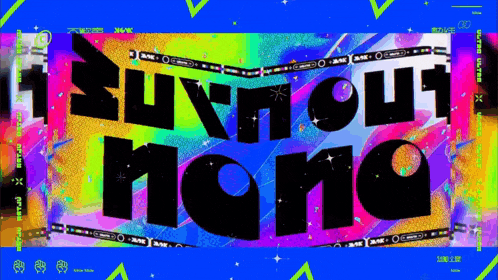 a colorful background with the words " without momo " written on it