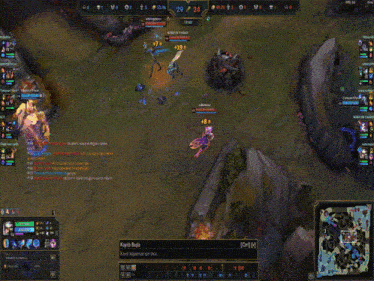 a screenshot of a league of legends game shows the score at 29 to 24