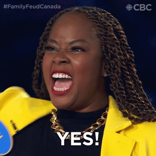 Yes Jodi GIF - Yes Jodi Family Feud Canada GIFs