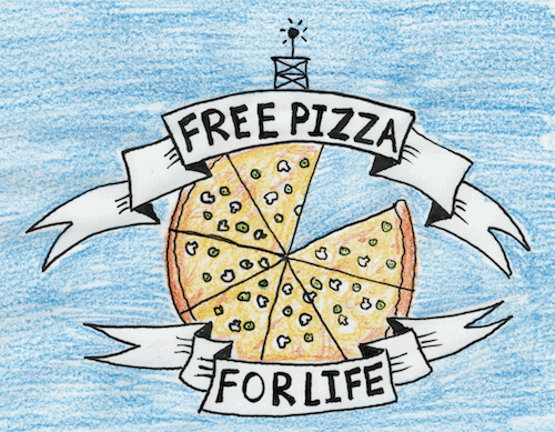 Free Pizza For Life GIF - Pizza GIFs