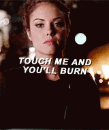 Shadow Hunters Touch Me And Youll Burn GIF - Shadow Hunters Touch Me And Youll Burn Burn GIFs