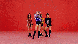 Ladies Getting Down GIF - Black Pink Girl Group Squad GIFs
