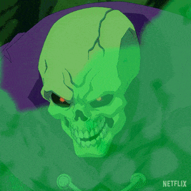 Panting Scare Glow GIF - Panting Scare Glow Masters Of The Universe Revolution GIFs