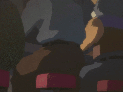 a cartoon character with a skull on her shoulder