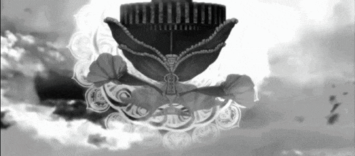 a black and white drawing of a flower with a zipper in the middle