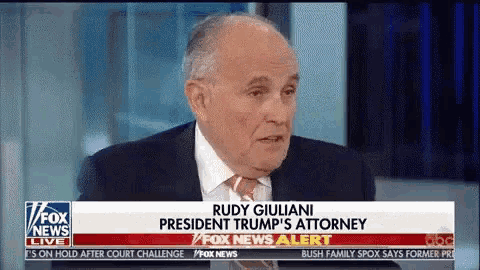 Rudy Giuliani Intervoew GIF - Rudy Giuliani Intervoew Shocked GIFs