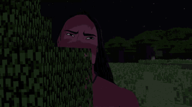 a creeper is standing next to a skeleton in a minecraft game
