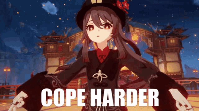 Cope Cope Harder GIF - Cope Cope Harder Genshin Impact GIFs