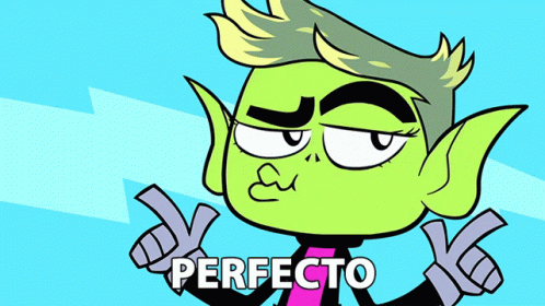 Perfecto Beast Boy GIF - Perfecto Beast Boy Teen Titans Go GIFs