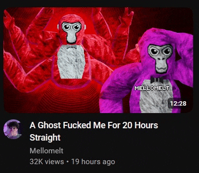 a ghost fucked me for 20 hours straight mellomelt