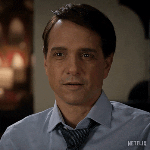 a close up of a man 's face with netflix written on the bottom