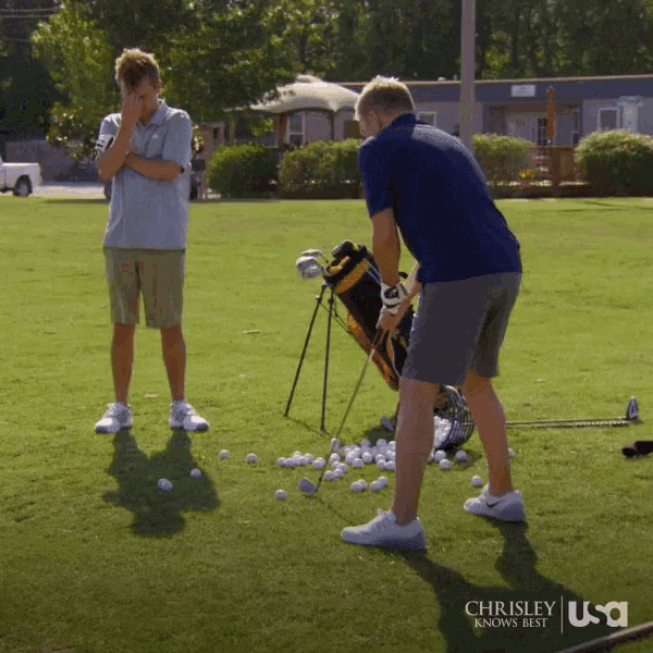 a chrisley knows best ad shows a man playing golf
