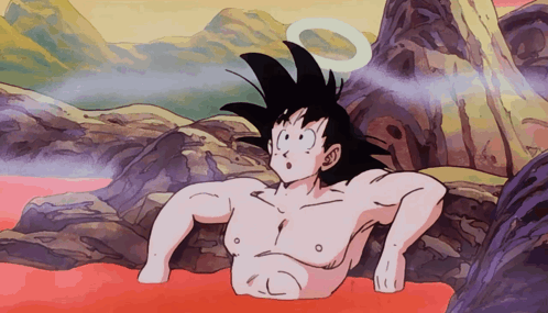 Goku Relaxing GIF - Goku Relaxing Bath GIFs
