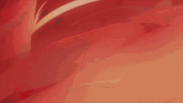 a close up of a red and white fabric with a blurred background