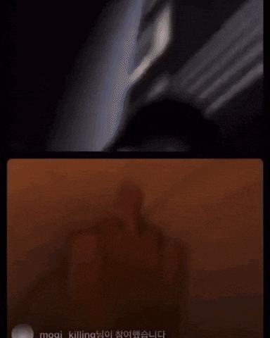 a close up of a person 's face and a close up of a person 's hand giving the middle finger