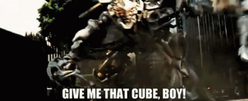Transformers Megatron GIF - Transformers Megatron Give Me That Cube Boy GIFs