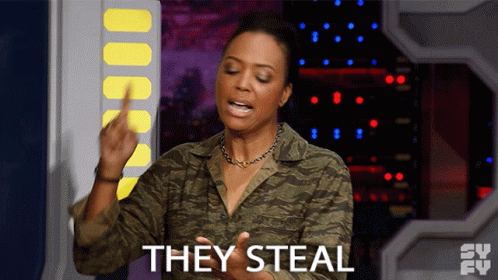 They Steal Your Things Aisha Tyler GIF - They Steal Your Things Aisha Tyler The Great Debate GIFs