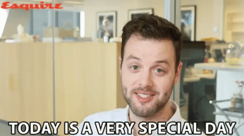 Today Is A Very Special Day Today GIF - Today Is A Very Special Day Very Special Day Special Day GIFs