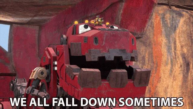We All Fall Down Sometimes Ty Rux GIF - We All Fall Down Sometimes Ty Rux Revvit GIFs