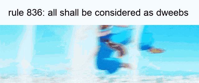 rule 836 all shall be considered as dweebs with a picture of a dragon ball z character